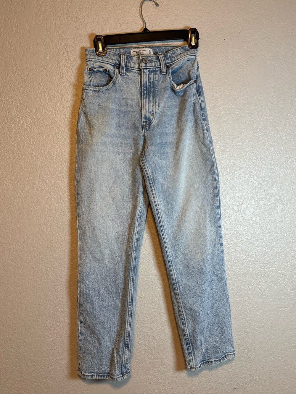 Abercrombie & Fitch The 90s Straight Ultra High Rise 25 / 0 Extra Short Curve